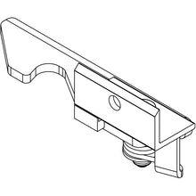 Edscha drop bolt, for DB, left
