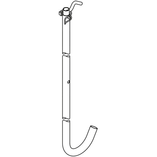 Edscha-ankkuritanko, kuumasinkitty teräs, teleskooppinen