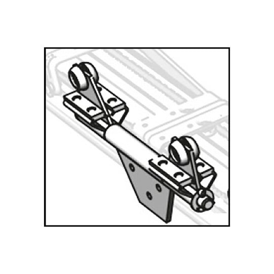 Edscha stanchion trolley, galvanised, rotatable