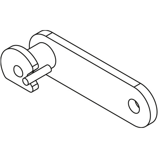Edscha locking device, swivel, galvanized steel