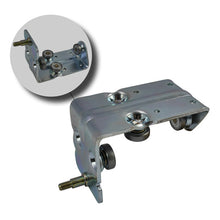 Edscha castor trolley, galvanised stl., w/ ball bearings, stand