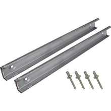Edscha latch plate set, incl. 2 VA plates, 4 blind rivets
