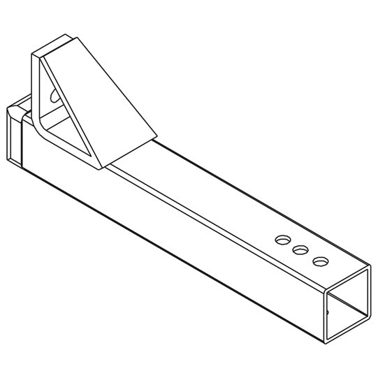Edscha front wall bow holder, left, incl. plastic stopper