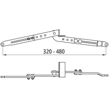 Edscha adjustable equalizing joint left