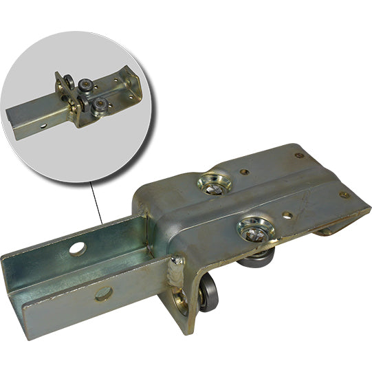 Edscha castor trolley, w/ ball bearings, galvanised stl.