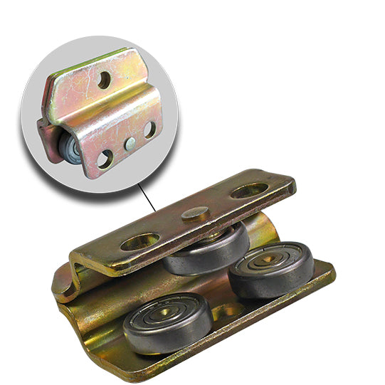 Edscha-pyörällinen kärry, kuulalaakerit mukana, sinkittyä terästä.