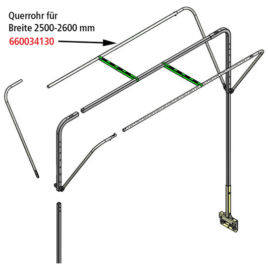Edscha cross tube SB-Profi, for width 2500 - 2600 mm