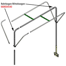 Edscha pipe bend center trolley SB-Profi