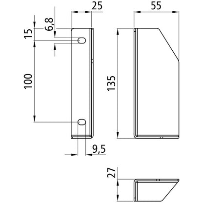 Edscha pocket, L