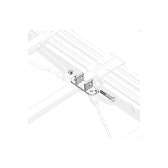 Edscha bracket for castor trolley