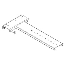 Edscha end carriage, R, w/ spring bolt f. lock.
