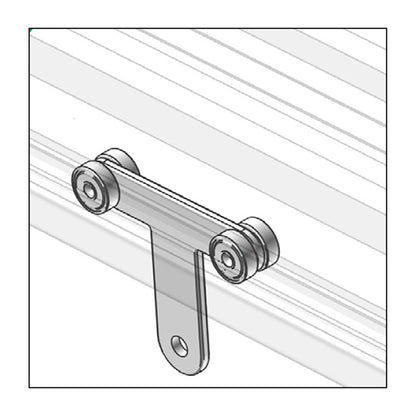Edscha CS 125/CS 175 -pylväskärry, kaksoisrulla, teräsrunko