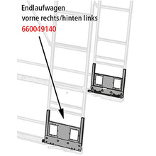 Edscha end carriage BG SB-Profi, front right/rear left