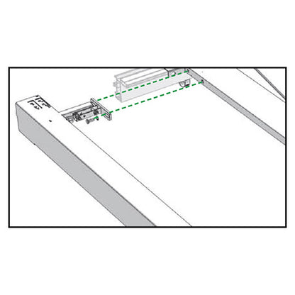 Edscha portal beam support/holder left