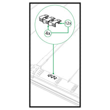 Edscha locking set, force-locking