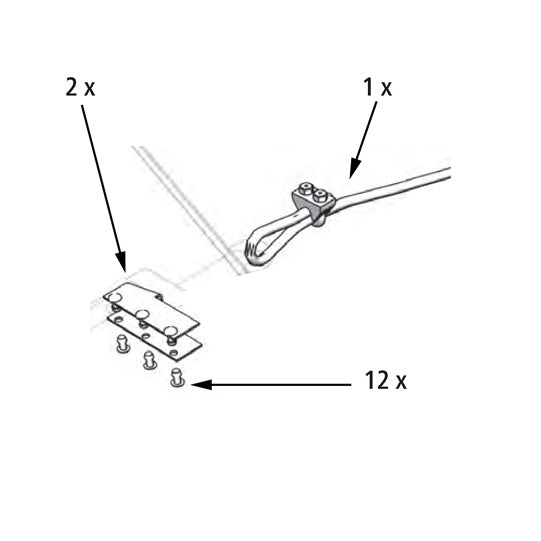 Edscha locking set, positive locking