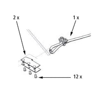 Edscha locking set, positive locking