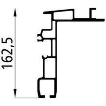 Curtain sider profile 38052450/L=7800 mm