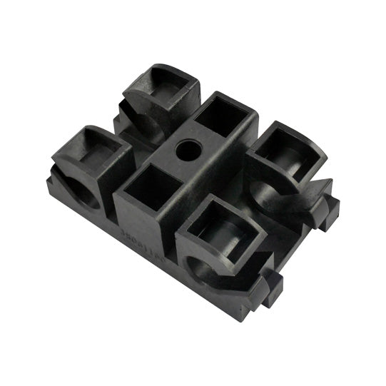 Edscha-saranakiinnike, mustaa muovia