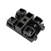 Edscha-saranakiinnike, mustaa muovia