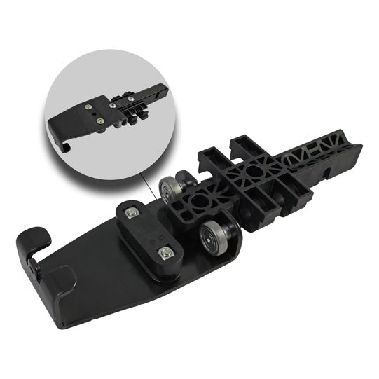 Edscha-pyörällinen kärry liukupalalla