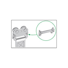 Edscha protective clip for tarpaulin rollers