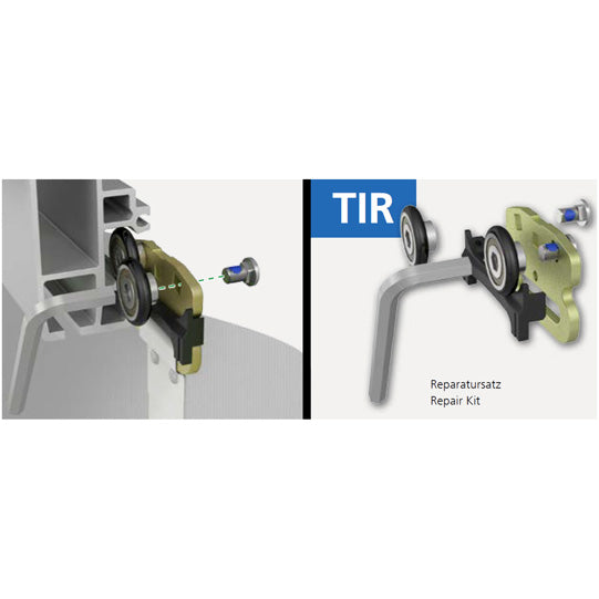 Edscha repair kit f. standard side tarpaulin rollers, TIR-compa
