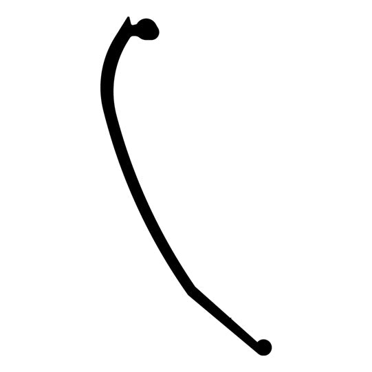 Edscha profile seal/PVC sealing lip, black, 110 mm, L 13.7 m