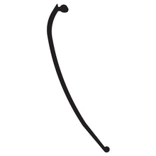 Edscha profile seal/PVC sealing lip, black, 125mm, L 18.5 m