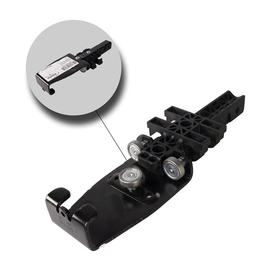 Edscha-rullavaunu päätyliukukiskolle UL-I, kuulalaakereilla