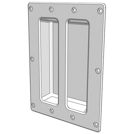 Edscha recessed grip incl. rivets