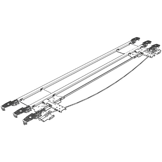 Edscha end carriage, complete, width 2550 mm