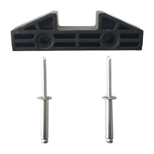 Edscha-rampin sisäpuolinen takalukko.