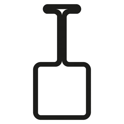 Edscha-ohjauskisko, pituus 4000 mm, sinkittyä terästä.