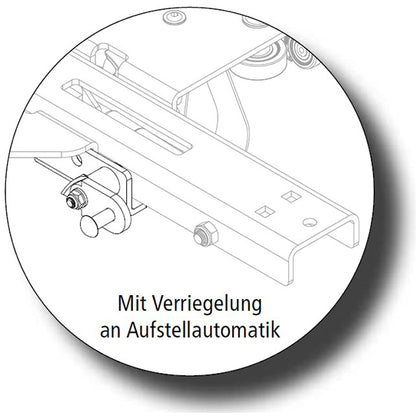 Edscha end carriage Small 2550 with locking mechanism
