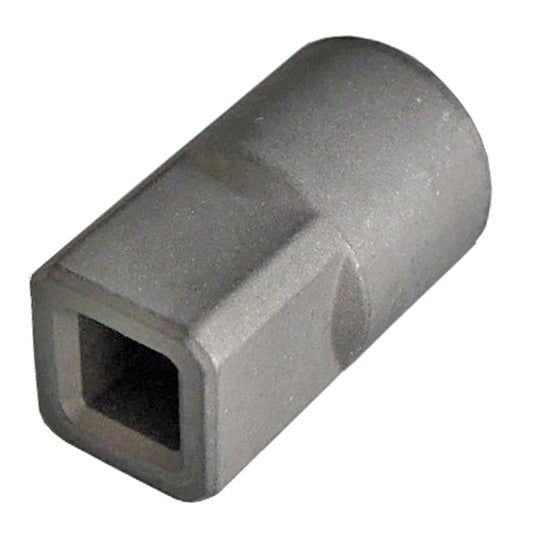 Bottom adapter f. aluminium tarpaulin tensioning tube Ø 27 mm,