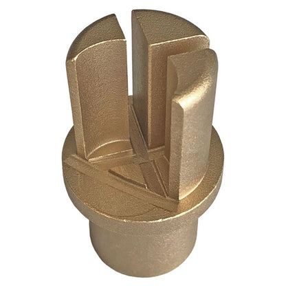 Messinkisisäosa pohjassa, alumiininen kiinnitysputki Ø 34 mm,