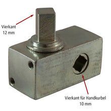 Piccolo clamping gear w/ square 12 mm on both sides