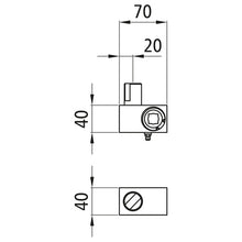 Tarpaulin tensioning gear f. hand crank, primed on both sides