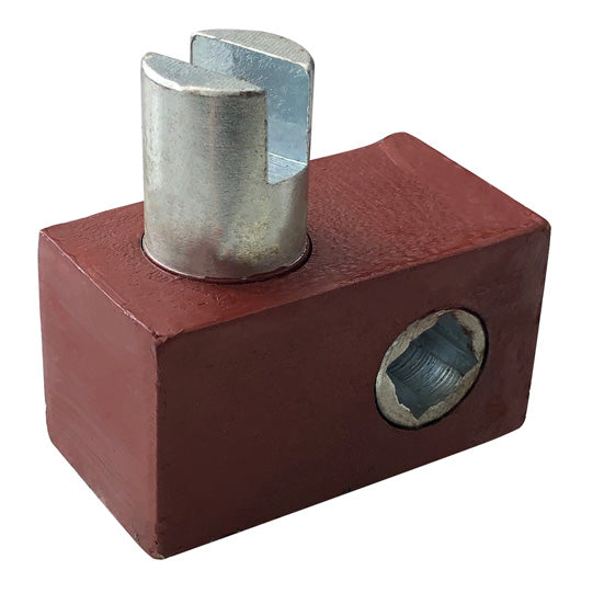 Tarpaulin tensioning gear f. hand crank, primed on both sides