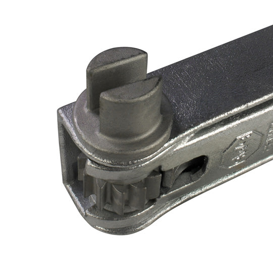 Tensioning ratchet PWP Tender, R, slotted attachment, hot-dip g