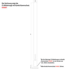 CS-centre pillar f. Suer combi ram protection, KTL-coated