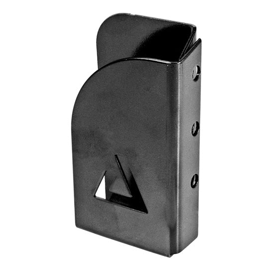 Insert pocket f. riveting, L, black KTL-coated