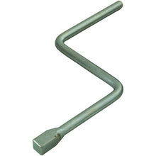 Hand crank f. clamping gear, square 14 mm, galvanised