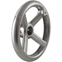 Kiinnitysvaihteen käsipyörä, ulko-Ø 124,5 mm, alumiinia