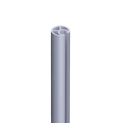 Tarpaulin tensioning tube, aluminum raw, Ø 34 mm, length 3300 m