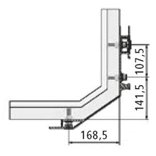 PWP end beam end wall trailer, L 2550 mm