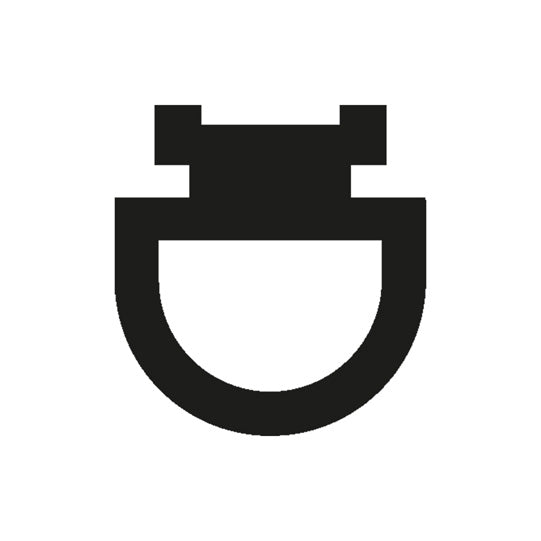 Black rubber seal for aluminum profiles 52009 and 51527