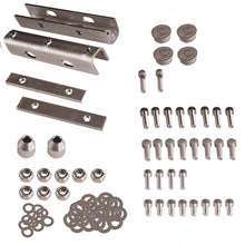 PWP skruvanslutningsmonteringssats för släpvagnssats i aluminium, topp