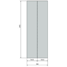 EVO-Therm sandwichpanel, 2970 x 1081 x 25 mm, vit RAL9010